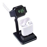 szfyylAluminum Charging Stand for Apple Watch and iPhone and airpods Wireless Compatible with iWatch Apple Watch Charging Stand Bluetooth Headphone iWatch 4/3/2/1