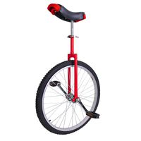AW 24" Inch Wheel Unicycle Leakproof Butyl Tire Wheel Cycling Outdoor Sports Fitness Exercise Health Red