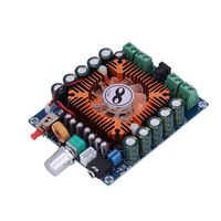 Zerone Digital Audio Amplifier Board, 4 Channels 450W Large Power HiFi Amplifier Board IC Smart Cooling Digital Amplifier Board