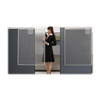 Quartet Workstation Privacy Screen, 36 x 48 Inches, Sliding, Partial Length (WPS1000)