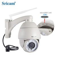 ETbotu Sricam SP008 IP Camera H.264 Outdoor WiFi Safe Camera Home CCTV Security Alarm Wireless Camera U.S Plug
