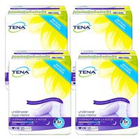 TENA Overnight Underwear for Women, S/M, 64 Count by TENA (Small/Medium)