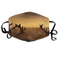 Zafmask Unisex Deer Sunset Fall Winter Breathing Mask Anti-Pollution Cycling Mouth Face Mask