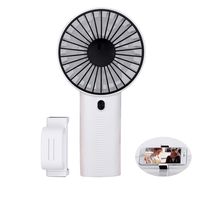 Portable Handheld Fan Battery Operated Personal Electric Desk Cooling Fan 3 Speeds, 3-5Hrs, USB Rechargeable Fan Ideal for Travel, Outdoor