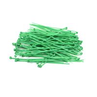 Yoohey 4 Inch 2.5 x 100mm Nylon Reusable Fastening Cable Ties Green 100pcs