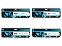 HP 980 (D8J07A, D8J08A, D8J09A, D8J10A) Cyan, Magenta, Yellow and Black Original Ink Cartridges