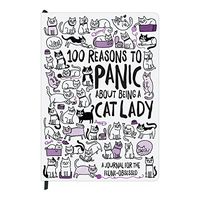 Knock Knock 100 Reasons To Panic about Being a Cat Lady Journal (50134)
