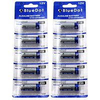 BlueDot Trading 12 Volt Alkaline Dry Cell Batteries, 10 Count