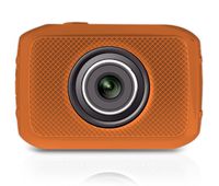 Mini HD Sports Action Camera - Camcorder w/ 5.0 MP Camera, 2" Touch Screen, USB SD Card, Rechargeable Battery - Waterproof Case, Bike Handle bar, Helmet Mount, Car Charger - Pyle PSCHD30OR (Orange)