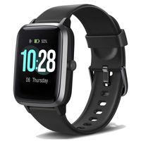 BUDAOLIU Smart Watch for Android and iOS Phone,Activity Fitness Tracker with Heart Rate Monitor Watch Pedometer Sleep Tracker,Waterproof Smartwatch Compatible with iPhone Samsung (Black)