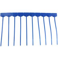 Ogrmar 100pcs Cable Label Mark Tag/Ethernet Wire Zip Ties Cable with Marking Label (Blue)