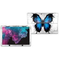 Mightyskins Skin Compatible With Microsoft Surface Pro 6 Tablet - Butterfly Splash | Protective, Durable, And Unique Vinyl Decal Wrap Cover | Easy To Apply, Remove, And Change Styles | Made In The Usa