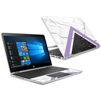 Mightyskins Skin Compatible with Pavilion X360 15.6" (2018) - Geometric Marble | Protective, Durable, and Unique Vinyl Decal Wrap Cover | Easy to Apply, Remove, and Change Styles | Made in The USA