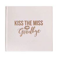 Kiss The Miss Goodbye - Bachelorette Party Notebook Scrapbook Keepsake Gift for The Bride to Be (Notebook)