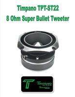 (1) Timpano TPT-ST22 160 Watt 1.75" Inch 8 Ohm Titanium Super Bullet Horn Tweeter