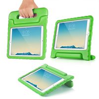 TNP iPad Mini Case - Kids Shock Proof Soft Light Weight Childproof Impact Drop Resistant Protective Stand Cover Case with Handle for iPad Mini 3 & iPad Mini 2 (Green)