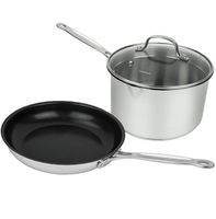 Cuisinart Classic Stainless 2-Piece Cookware Set