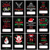 120 Pcs Self Adhesive Christmas Holiday Gift Name Tags Stickers On Christmas Present Labels Decoration