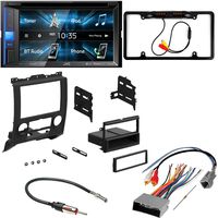 CACHÉ KIT2892 Bundle with Complete Car Stereo Installation Kit with Receiver - Compatible with 2008-2012 Ford Escape - Bluetooth Touchscreen, Backup Camera, Double Din Dash Mounting Kit (5Item)