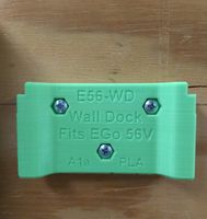 EGo 56V Battery Holder, Mount, Store, Wall Dock, lawnmower USA -2 PACK- PN E56-WDx2