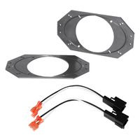 CAR Stereo Dash Speaker AFTERMARKET MOUNTING Brackets W/Harness for Select Jeep Wrangler