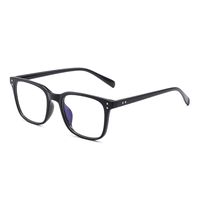 Blue Light Blocking Computer Glasses Anti Blue Ray Square Eyeglasses Reduce Eye Strain for Women Men Black