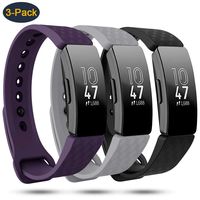 findway Compatible with Fitbit Inspire HR Bands/Fitbit Inspire Band, Adjustable Soft Silicone Inspire Straps for Women Men Sports Replacement Accessories Bands for Inspire/Inspire HR Fitness Tracker