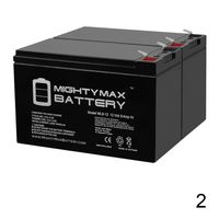 Mighty Max Battery 12V 8Ah SLA Battery for Napco GEM-P3200 Control Panel - 2 Pack Brand Product