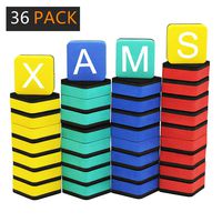 Dry Erase Erasers 36 Pack Magnetic Whiteboard Dry Erasers Chalkboard Cleaner Board Wiper Erase Pens and Markersfor Classroom Home Office