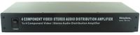 1:4 SHINYBOW COMPONENT VIDEO / ANALOG AUDIO AMPLIFIER SPLITTER
