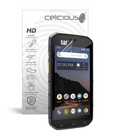 Celicious Vivid Invisible Glossy HD Screen Protector Film Compatible with CAT S48c [Pack of 2]