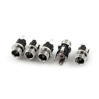 2.1mm x 5.5mm DC Power Supply Jack Socket Panel Female Connector 5Pcs
