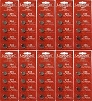 LOOPACELL 386/301 (SR43/W/SW) 1.55V Silver Oxide Watch Battery (50 Batteries)