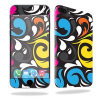 MightySkins Skin Compatible with Apple iPhone 7 Plus - Swirly | Protective, Durable, and Unique Vinyl Decal wrap Cover | Easy to Apply, Remove, and Change Styles | Made in The USA