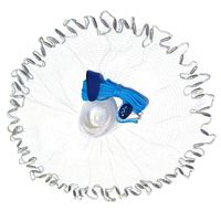 UG&M American Saltwater Fishing Net,Old Salt Premium Cast Net with Fish Basket (White, 6 feet)