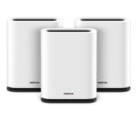 Nokia WiFi Beacon 1: high Performance Whole Home WiFi mesh System; Replaces Your existing Router; Supports AC1200 throughput and resolves WiFi Interference Issues - Trio (3-Pack)
