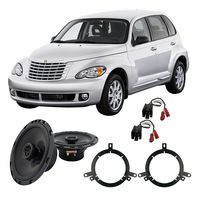 Compatible with Chrysler PT Cruiser 2002-2010 Front Door Factory Replacement Harmony HA-R65 Speakers