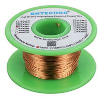 BNTECHGO 24 AWG Magnet Wire - Enameled Copper Wire - Enameled Magnet Winding Wire - 4 oz - 0.0197" Diameter 1 Spool Coil Natural Temperature Rating 155℃ Widely Used for Transformers Inductors