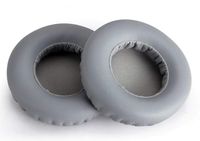 Justfitgear Replacement Protein Leather Ear Pads for Monster DNA Headphone Headset Earphone (Grey)