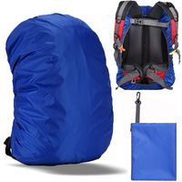 Waterproof Backpack Rain Cover for (40-50L), 2020 New Anti-Slip Cross Buckle Straps, Sliver Coating Reinforced Inner Layer for Camping, Hiking, Traveling, Hunting, Biking and More (Sapphire Blue)
