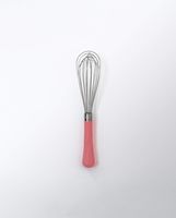 GIR: Get It Right GIRWKM317CRL Premium Heat-Resistant up to 550°F | Seamless, Stainless Steel Kitchen Whisks for Cooking, Baking, and Mixing |, Mini-8 IN, Coral