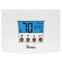 Robertshaw RS4110 Heat Pump/Single Stage 1 Heat/1 Cool Digital Non-Programmable Thermostat