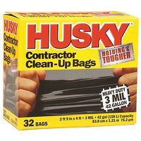 Wetsel Husky 42 Gal Contractor Clean-Up Bags 32 Count