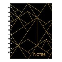 Blueline MiracleBind Notebook, Gold Collection, Black, Large, 11 x 9 1/16 inches (AF3100.02)