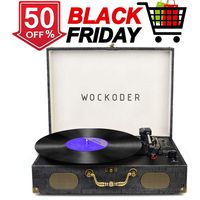 Vinyl Record Player Turntable Vintage Record Player with Speakers Portable Turntable Wireless LP Player Retro Record Player Classic Turntable