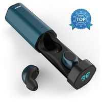 Wireless Earbuds SOAIY True Wireless Earphones Bluetooth 5.0 Headphones 12H Playtime Deep Bass Stereo Sound Built-in Mic with Charging Case