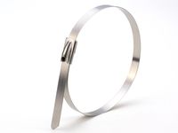 12" Stainless steel 316 cable tie, 10 pack
