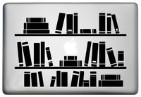 Bookshelf Library MacBook Sticker Decorative Decal is a Shelf Mac Pro Decal. Laptop Sizes 11, 12, 13 and 15 inch. Looks Great with Your Shelf Full of Books Decals. Many Colors-Black