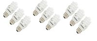 Sylvania 13W CFL T2 Spiral Light Bulb, 60W Equivalent, 850 Lumens, 3500K Bright White, Non-Dimmable (9-Pack) (Bright White)
