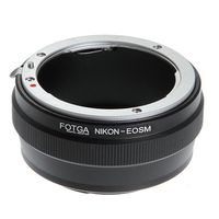 Lens Mount Adapter for Adapter For Nikon F AI S Lens to Canon EOS M EF-M M2 M3 M5 M6 M10 M50 M100 Mirrorless Camera Adapter Ring